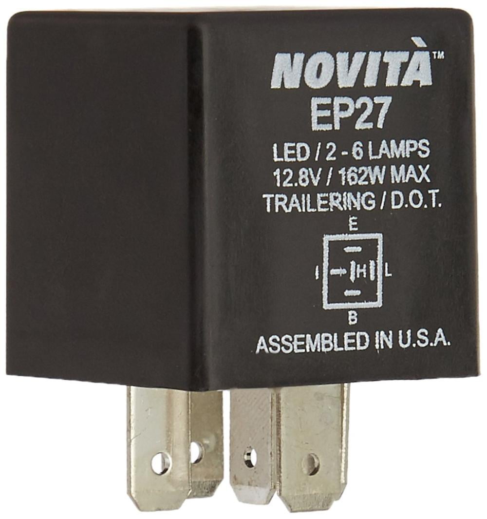 EP27 Flasher, 12 Volt applications, LED compatible By Novita