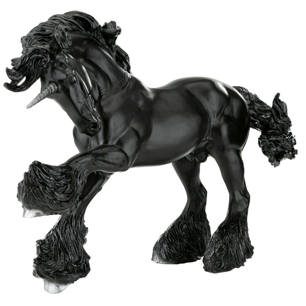 Breyer Horses Traditional Series 19 Scale Horse Toy Model, Obsidian