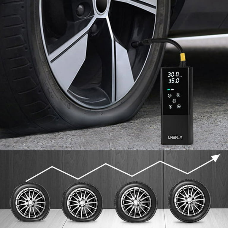 Inflate car tire sale with bike pump