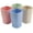 4pcs, variant on Artrylin Wheat Straw Reusable Cup - Unbreakable Drinking Glasses Set of 4 - Dishwasher Safe - BPA Free and Eco friendly,14.5oz, 400-500ml,Square，Random Color