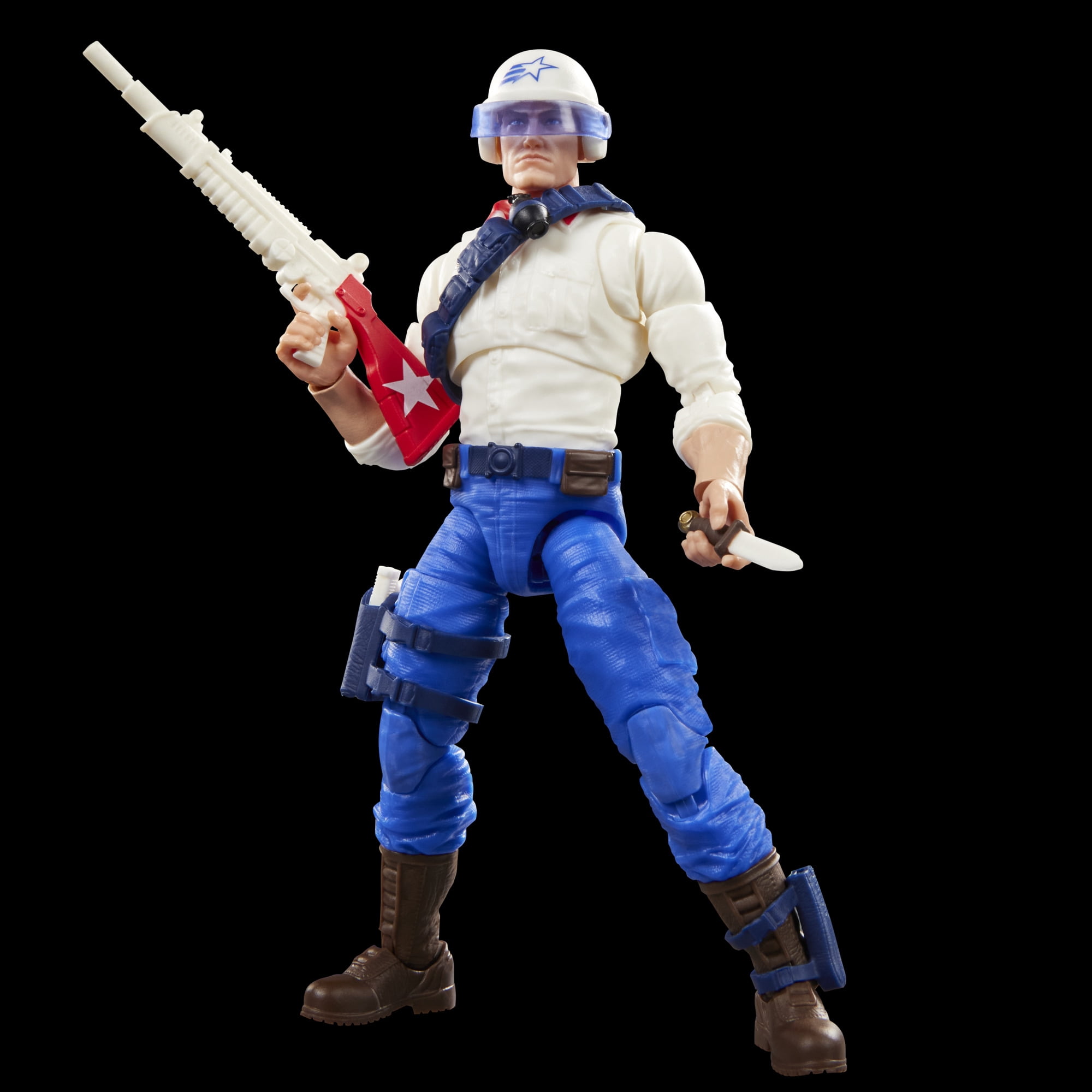G.I. Joe Classified Series Retro Cardback USA Duke, America's 250th Birthday 6 Inch Action Figure, Fun Summer Toys for Kids, Ages 4+