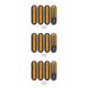 thumbnail image 3 of Greeniant Cubierta de cubo de rueda de scooter, tapa de decoración, pegatina reflectante de seguridad, reemplazo para M365 Pro Pro2 1S amarillo Type1 NO1 Greeniant CBP501629, 3 of 6