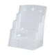 thumbnail image 5 of Soporte de Acrílico para Folletos Estante con Diseño Inclinado Hacia Atrás Soporte de Mesa A5 3 niveles, 5 of 8