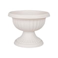 thumbnail image 1 of Tong Southern Patio Dynamic Design Outdoor Home Resin Versatile Planter For Entryways And Backyard Patios White, 1 of 4