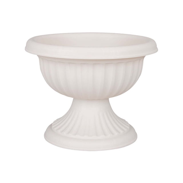 Tong Southern Patio Dynamic Design Outdoor Home Resin Versatile Planter For Entryways And Backyard Patios White