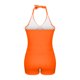thumbnail image 5 of Mujeres Más Tamaño Manga Larga Tops Casual Color Sólido Blusa con Correa Ajustable de Espalda Y Bralette Incorporado, Poliéster Suave para el Uso Diario de Primavera, 5 of 8