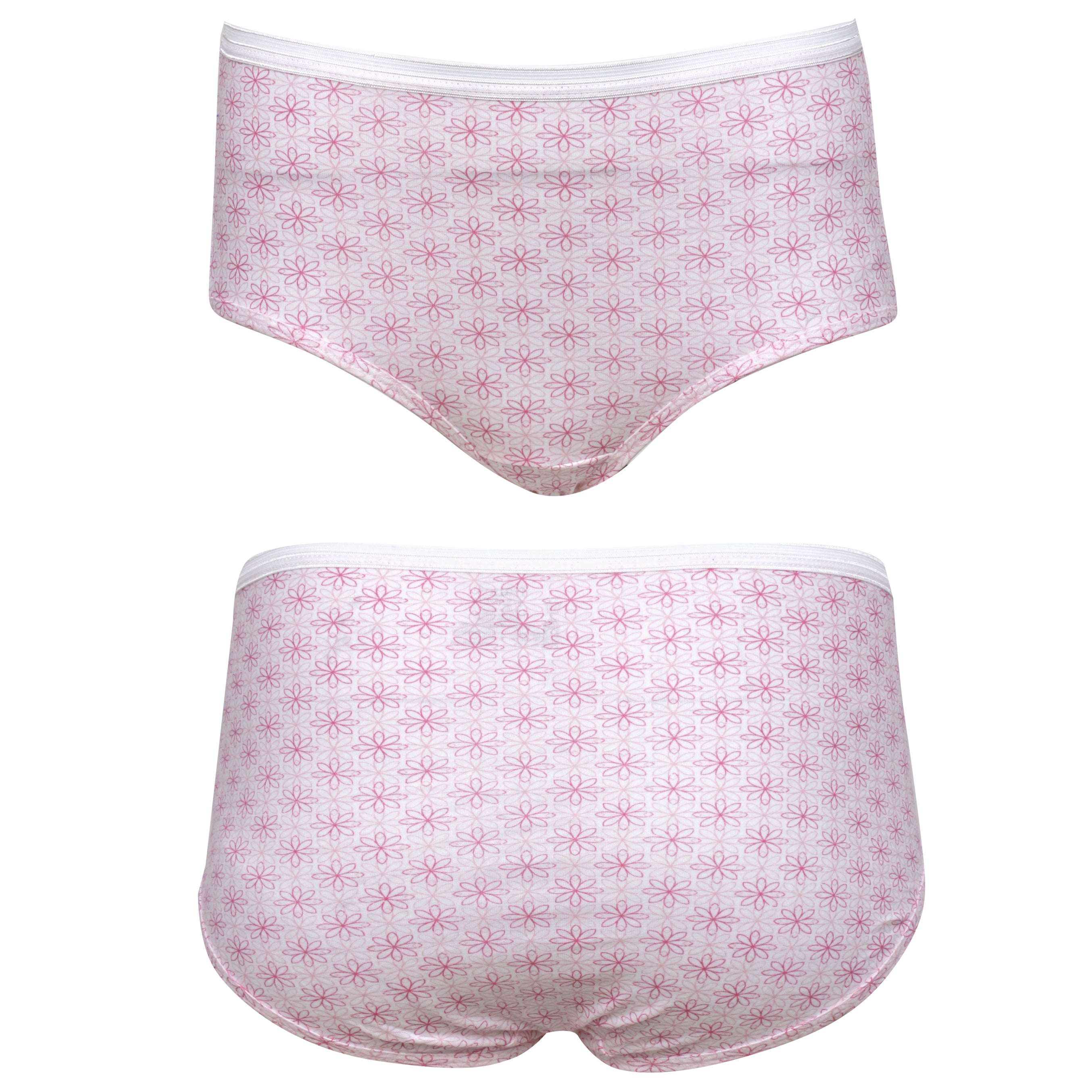 Hanes Women's 4 Pack Comfort High Rise Full Coverage Briefs Pink Blk Grey  3XL - Walmart.com