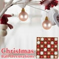 thumbnail image 3 of XYAIYT 36 Pack Christmas Decorations Christmas Ornaments Shatterproof Ornaments Plastic Ball Tree Ornaments Hanging Baubles for Wreaths Garlands Table Centerpiece Parties Multicolor, 3 of 4