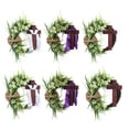 thumbnail image 5 of Easter Wreath Door Hanging Decoration with Cross,Bouquet Garland for Front Door Decor,Simulation Plant Flower Link Day Decorations Grape Vines Wreath Spring Home Decor Gift,17.7Inch, 5 of 5