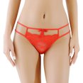 thumbnail image 1 of Gibobby Bragas elásticas para mujer Lencería mujer Algodón Lindo Cintura Bragas Sexy V Cinturón Lencería （Rojo， L), 1 of 5