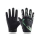 thumbnail image 1 of Minnieouse 1 par de guantes de ciclismo de tela para hombre, guantes de motociclismo transpirables a la moda portátiles con estilo, guantes guantes y mitones Verde negro, 1 of 6
