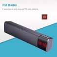 thumbnail image 4 of Flmtop S2028 Haut-Parleur Sans Fil 2.0 Canaux Compatible Bluetooth avec Radio FM et Caisson de Basses, Noir, 4 of 10