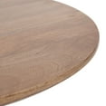 thumbnail image 4 of Kate and Laurel Soleyn Coffee Table, 27 x 27 x 19, Natural Brown, Casual Wooden Table with Curved Legs, 4 of 9