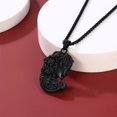 thumbnail image 6 of FaithHeart Medusa Necklace for Women Black Stainless Steel Ancient Greece Amulet Gothic Snake Pendant Jewelry Gift for Girlfriend Wife Valentine's Day, 6 of 9