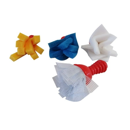 Set De 4 Brochas Con Diferentes Texturas