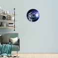 thumbnail image 4 of Spaceman Carry Big Planet Round Wall Clock 10 Inch, Silent Non Ticking Wall Clocks Battery Operated, Simple Modern Decorativel Clock Style fits Any Home Decor, 4 of 6