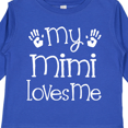 thumbnail image 4 of Inktastic My Mimi Loves Me Grandkids Boys or Girls Long Sleeve Toddler T-Shirt, 4 of 5