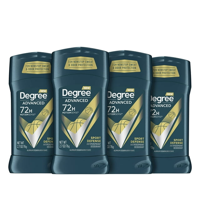 Desodorante antitranspirante Degree Men Sport Defense, 80 ml, paquete de 4