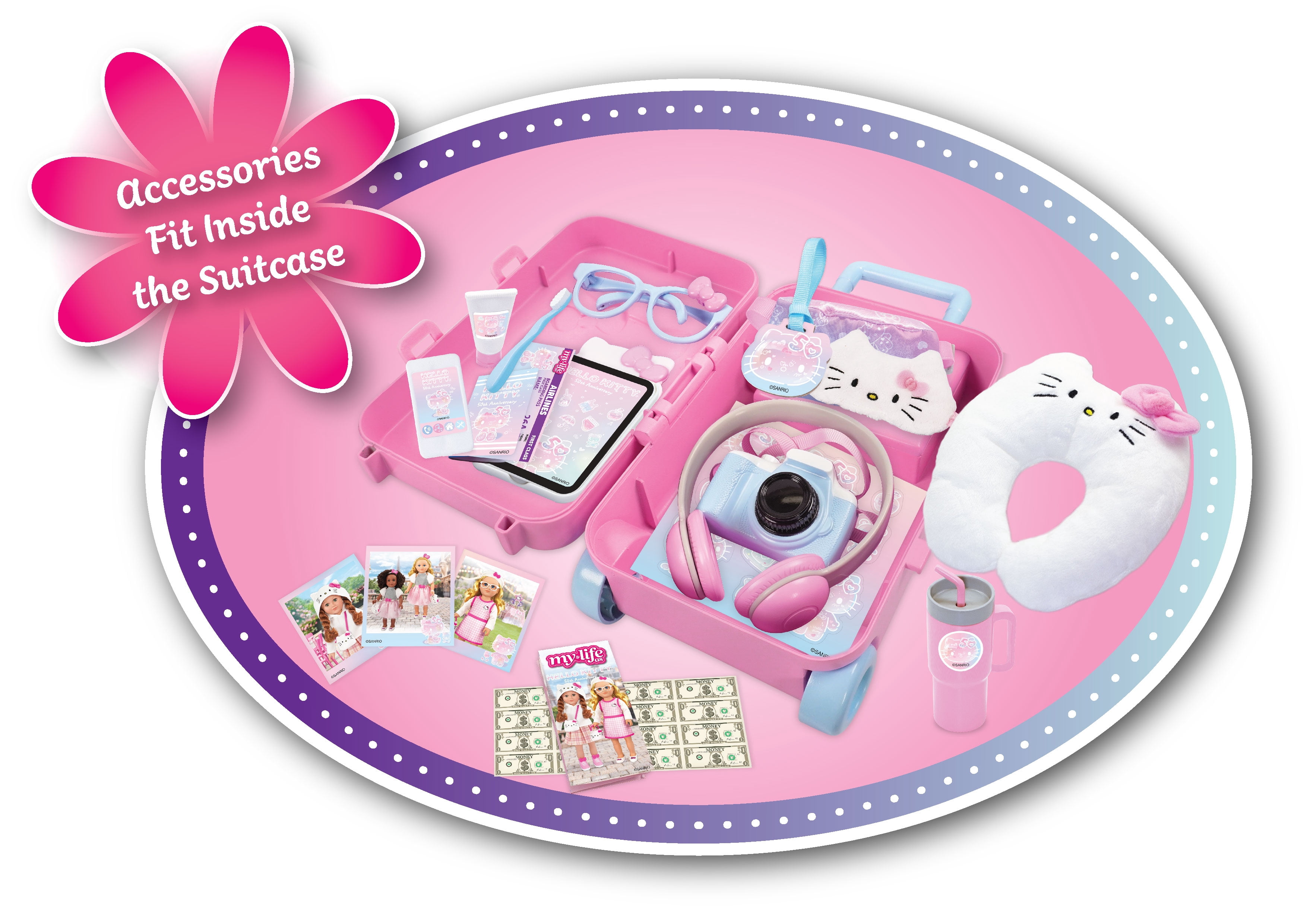 My Life As Hello Kitty Travel Play Set for 18