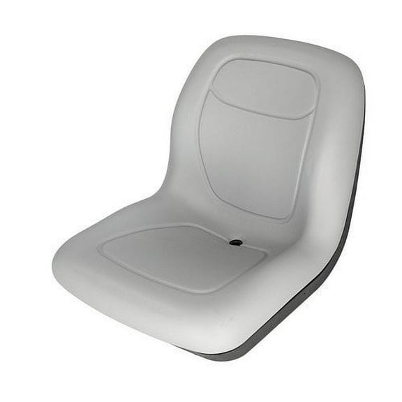 Bucket Seat Vinyl Gray fits John Deere 755 855 4300 4400 AT327447 AM107759 AT315073 GG420-33192 fits New Holland fits Massey Ferguson