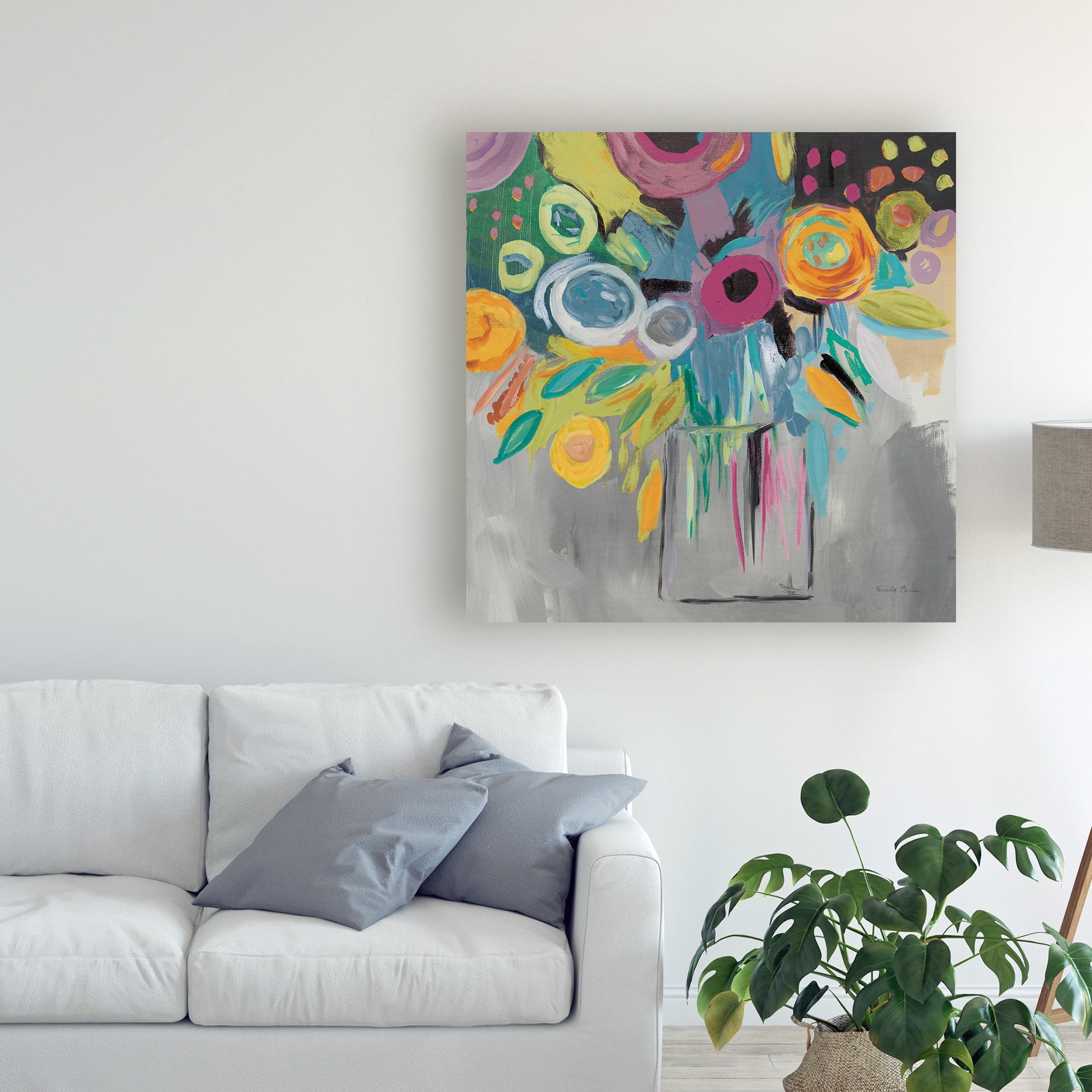 Trademark Fine Art 'Burst of Magic Autumn' Canvas Art by Farida Zaman