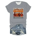 thumbnail image 3 of iTNHFP T-Shirt pour Femmes T-Shirt Décontracté à Col Rond Manches Courtes Imprimé, 3 of 3