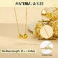 thumbnail image 5 of APSVO 18K Gold Plated Volleyball Love Heart Necklaces for Women Girls Mom Stuff Accessory Birthday Graduation Jewelry Gifts Teen Her Adults Coach Player Team Game Day Sports Athlete Kids, 5 of 6