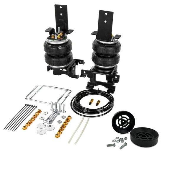TORQUE Cradle and Air Spring Bags Suspension Kit for 2000-2006 Ford Excursion 4WD only [up to 5,000 lbs. of Load Leveling Capacity] Ride-Helper TR2251