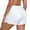 White, variant on RELLECIGA Women's High Waisted Swim Shorts with Pockets UV Sun Protection Board Shorts Swimwear Floral Bathing Suit Short