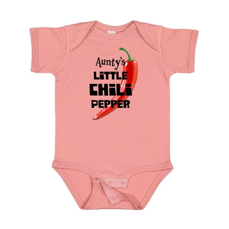 

Inktastic Aunty s Little Chili Pepper Gift Baby Boy or Baby Girl Bodysuit