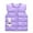 Purple, variant on Esaierr Baby Kids Ruffles down Cotton Vest for Girls 2-10 Years Crewneck Cartoon White Rabbit Waistcoat Versatile Warm Sleeveless Jacket Winter down Tops