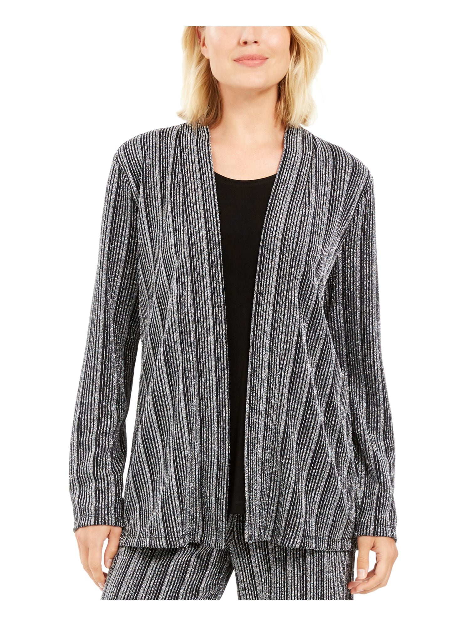 womens silver cardigan