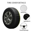 thumbnail image 4 of Kll Yellow Tire Cover,Universal Wheel Tire Cover For Trailer, Rv, Suv, Truck,Camper And Many Vehicle,(17 Inch), 4 of 7