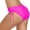 Hot Pink, variant on zanvin Womens Butt Bikini Bottoms Low Rise High Cut Sexy Womens Swim Bottoms,Hot Pink,XS