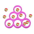 thumbnail image 4 of Pink Swimming Pool Toys and G-a-mes,Floating Pool Throwing G-me Summer Swimming Pool/Beach T-oys Accessories with 12 Colorful Tossing Balls,12PCs, 4 of 8