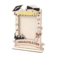 thumbnail image 3 of TTJ Graduation Wooden Picture Frame Handmade Desk Photo Holder Class of 2026 Keepsake Display for Diploma Graduation Cap Memorable Gift, 3 of 6