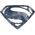 thumbnail image 2 of Justice League Navy Superman Logo Men's Athletic Heather T-shirt-XXL, 2 of 4