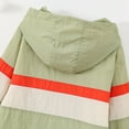 thumbnail image 6 of bbymog Girls Rain Jacket Outdoor Waterproof Long Sleeve Boys Raincoat Hooded Windbreaker Jackets for Girls Fall Clothes for Kids Green B 2 Years, 6 of 9
