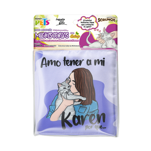 LIBRO P/ GATOS C/ CATNIP