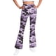 thumbnail image 2 of Pantalones largos con estampado de camuflaje para niñas, forro polar cálido, leggings casuales ligeramente acampanados, traje para niñas de 5 a 16 años., 2 of 6