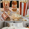 thumbnail image 2 of BCIIG Popcorn Soda Tablecloth Tapestry Wall Hanging Unique Style Graphic Tapestries Home Decor Art Living Room Bedroom Apartment Farmhouse Dorm 40x60inch, 2 of 6