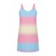 thumbnail image 5 of Vestido Largo de Manga Larga para las Mujeres Cuello en V Plisado Impresión sin Posicionamiento con Tela Elástica, Vestido Casual de Cintura Elástica para Uso Diario Y de Playa, 5 of 6
