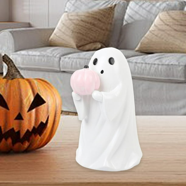 Figura de fantasma de Halloween, estatua de fantasma, versátil, accesorio de decoración para el hogar, escultura decorativa para jardín, patio,