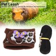 thumbnail image 4 of Leash Harness Set, Chest Strap Vest Harness, Traction Rope For  Hamster Black S, 4 of 8