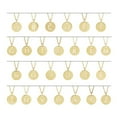 thumbnail image 3 of Precious Stars Unisex 14K Yellow Gold Initial S Dangle Disc Necklace, 3 of 3