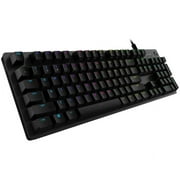 Logitech G Series G512 LIGHTSYNC RGB Mechanical Gaming Keyboard, USB 2.0, Black