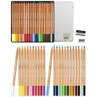 Armscye 36 Pcs Rainbow Colored Pencils, 7 Color in 1 Black Wooden Rainbow  Pencils, Art Supplies for Kids and Adults, Assorted Colors for Drawing