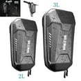thumbnail image 4 of Greeniant Scooter First Bags Shell Paquete de haz frontal Paquete de manija de bicicleta impermeable Equilibrio Organizador de almacenamiento de Mochilas de mochilero Negro 120x105x250mm, 4 of 6