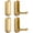 Gold, variant on Folding Wall Hooks Black, 4 Pack Heavy Duty Zinc Alloy Folding Coat Hooks, Foldable Wall Hook for Hanging Clothes, Bags, Hats, Towels, Keys (Black, 4 Pack)