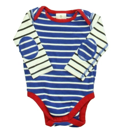 

Pre-owned Hanna Andersson Boys Blue | White | Red Onesie size: 3-6 Months